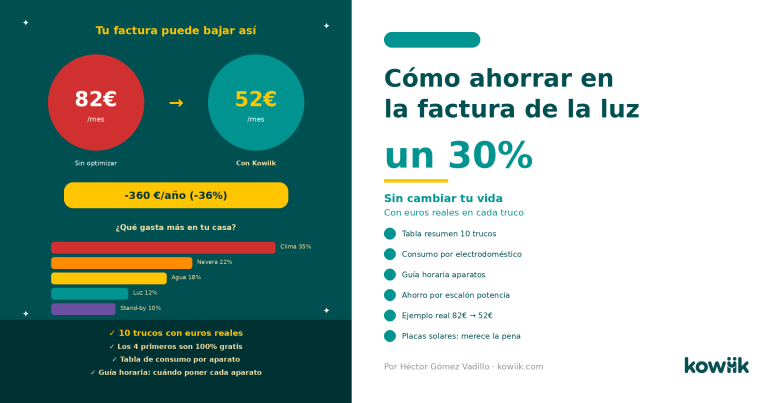 ahorrar en la factura de la luz trucos ahorro 2026