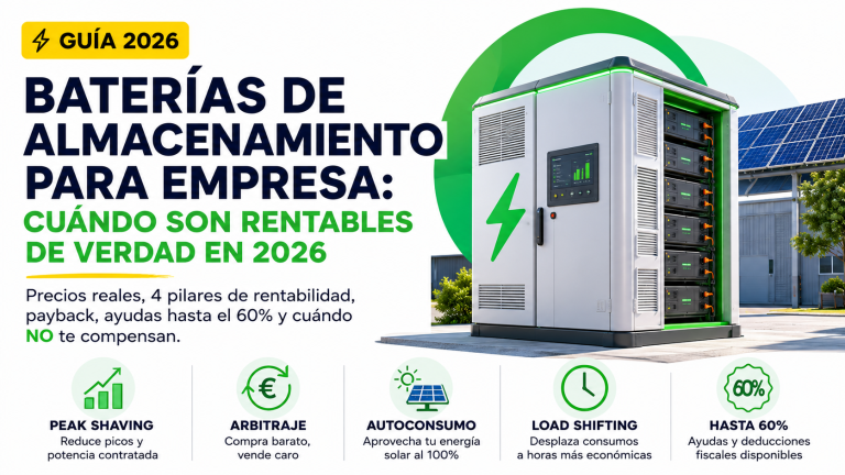 baterías almacenamiento empresa industrial LFP 2026