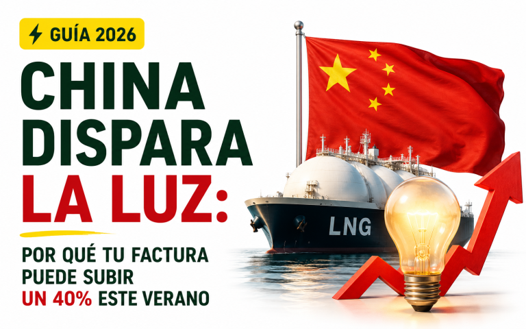 China dispara la luz gas GNL factura verano 2026