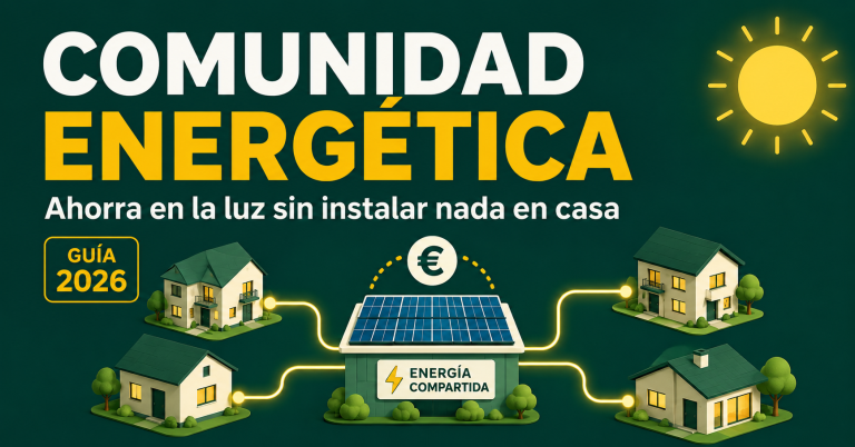 comunidad energética qué es cómo funciona ahorro 2026