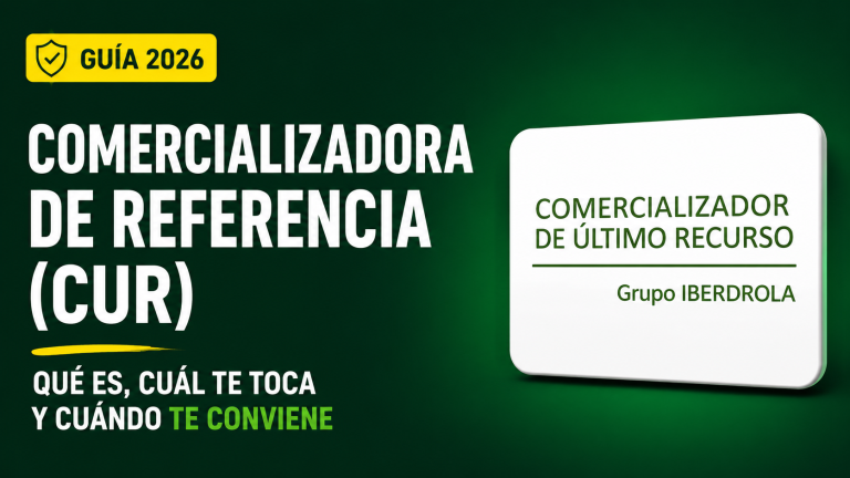 comercializadora de referencia CUR 2026 PVPC bono social