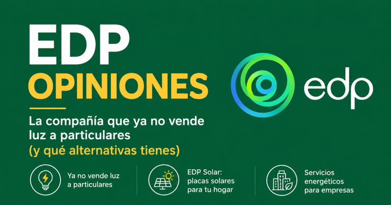 edp opiniones España luz gas solar 2026