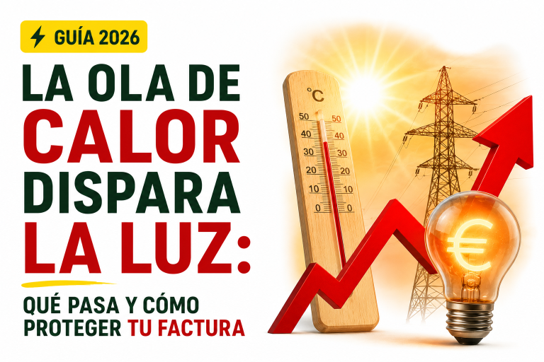 ola de calor dispara precio de la luz verano 2026 factura