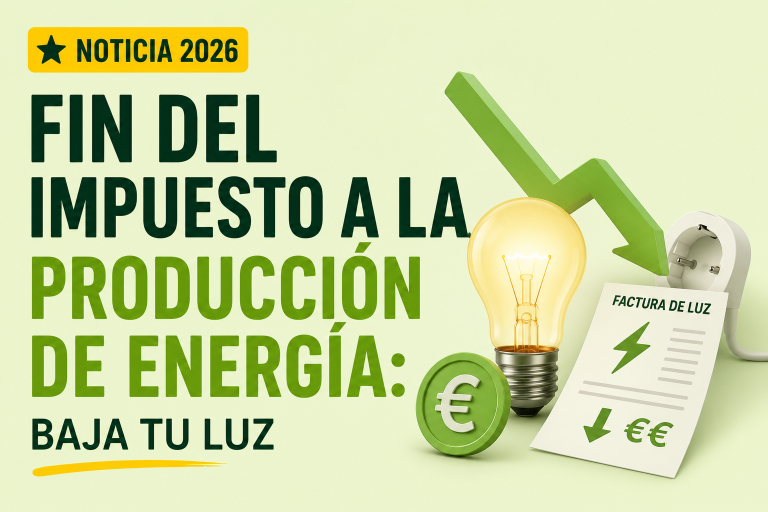 impuesto a la producción de energía carburantes factura luz 2026 gobierno