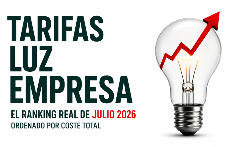 Ranking de tarifas de luz para empresas por coste total real