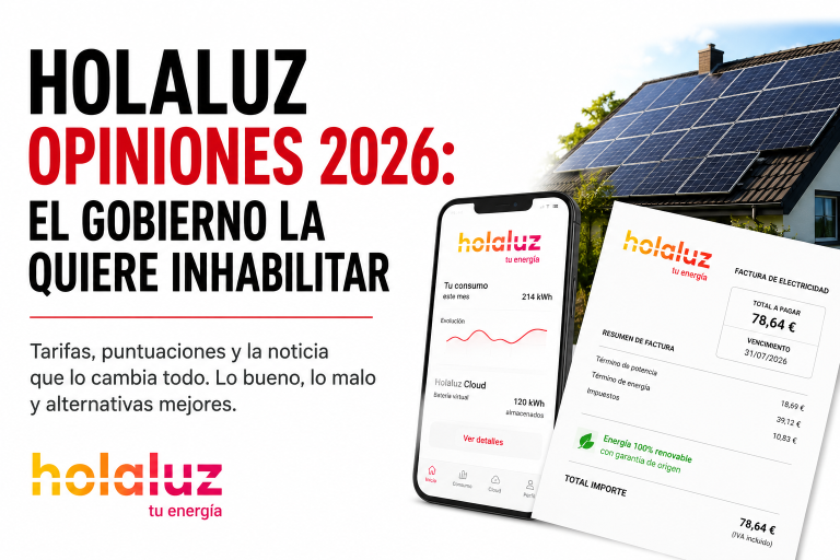holaluz opiniones 2026 tarifas autoconsumo