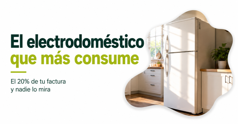 El electrodoméstico que más consume: frigorífico antiguo funcionando en una cocina en verano