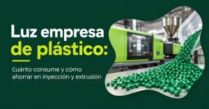 Luz empresa de plástico: máquina de inyección en una fábrica del sector en 2026