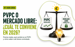 PVPC o mercado libre cuál conviene 2026 IVA 21%