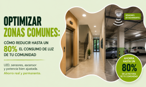 Optimizar zonas comunes: iluminación LED y sensores en el garaje de una comunidad