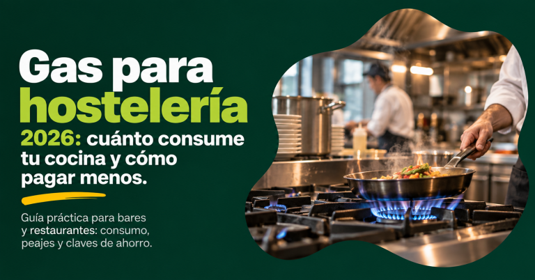 gas para hostelería: consumo y ahorro de bares y restaurantes 2026 Kowiik
