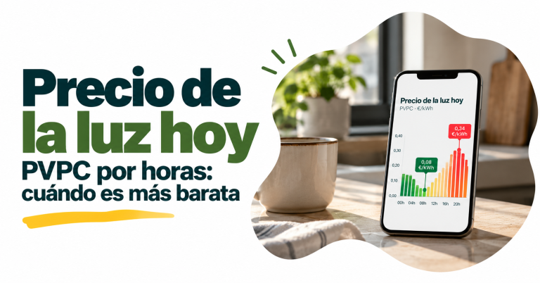 precio de la luz hoy por horas PVPC